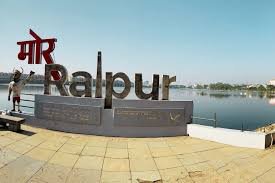 Raipur neighbourhood aerial view